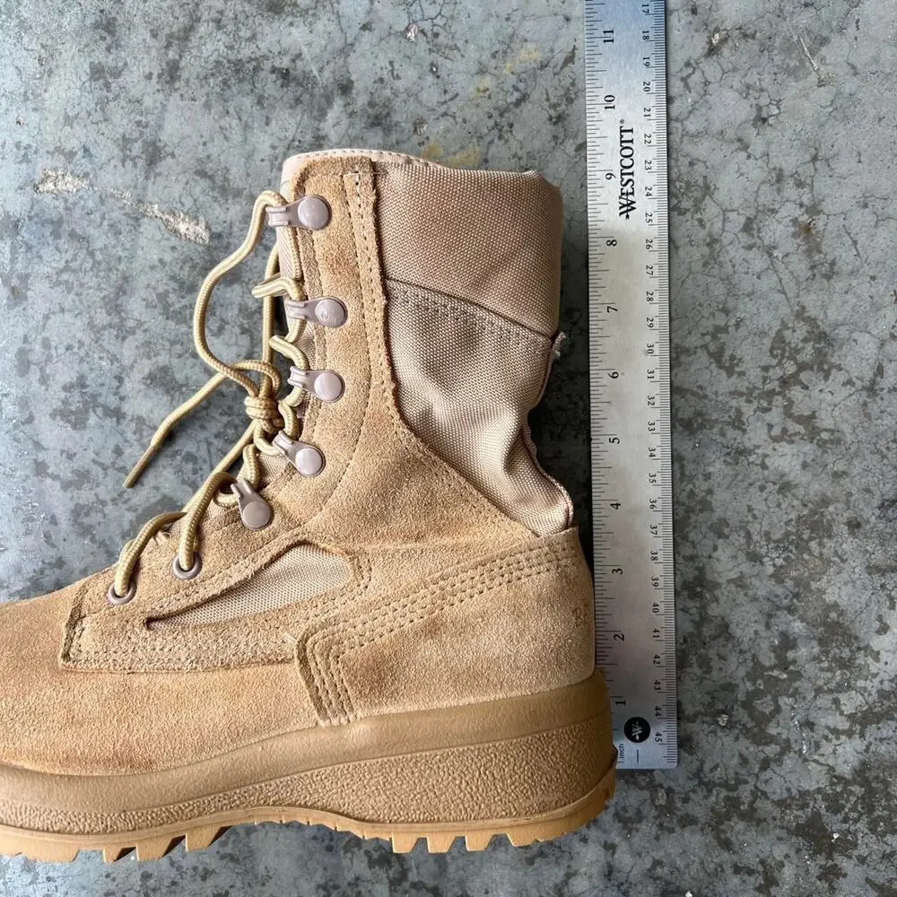 Belleville tan suede